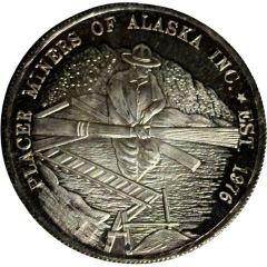 Medal - Placer Miners of Alaska Inc. Placer Miners Gold Strikes