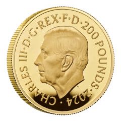 200 Pounds - Charles III Bond Films of the 2000s, Gold Proof