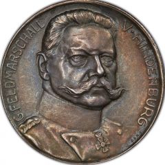 Medal - Field Marshal von Hindenburg and the first World War