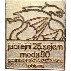 Plaquet - 25th Jubilee Design Fair Ljubljana