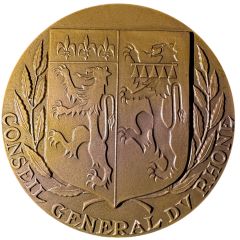 Médaille - Conseil Général du Rhône
