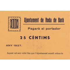 25 Céntimos Roda de Barà