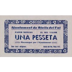 1 Peseta Riells del Fai