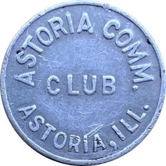 1/4 Cent - Astoria Commercial Club Astoria, Illinois