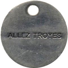Shopping Cart Token - Allez Troyes 10 Francs