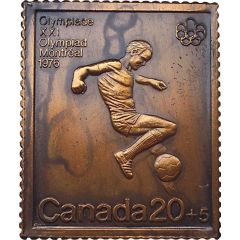 20+5 Cents - Canada Post Football, Montreal 1976 Olympiad