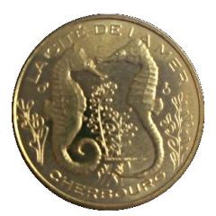 Monnaie de Paris Tourist Token - Cherbourg La Cité de la Mer - Les Hippocampes