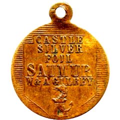 Medallion - Castle Silver Foil