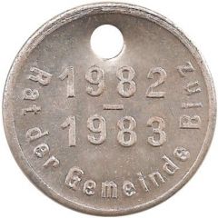 Dog Tax Token - Rat der Gemeinde Binz