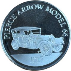 Franklin Mint - Collection of Antique Car Coins - Series 1 Pierce Arrow Model 66
