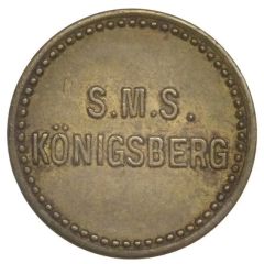 Token - 10 Pfennig S.M.S Königsberg