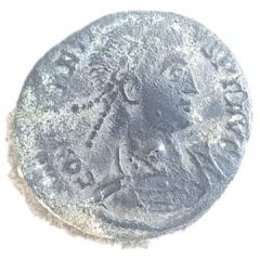 Follis - Constantius II GLORIA EXERCITVS, One Standard, Arelate