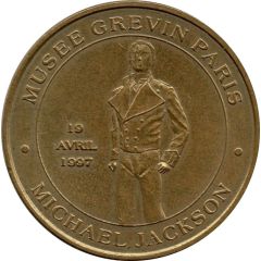 Monnaie de Paris Tourist Token - Musée Grévin Paris Michaël Jackson