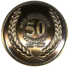 Medal - Inter-Club Numismatic Council 50th Coinarama
