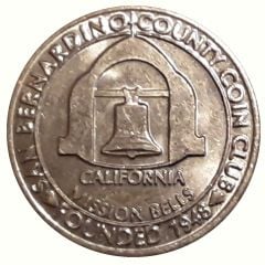 Token - San Bernardino County Coin Club - 19th Annual Show San Bernadino County, California