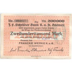 200 000 Mark Francke Werke