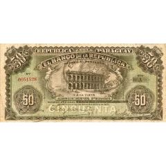 50 Pesos Overprint on P#158