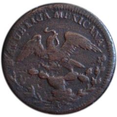 1/8 Real `Octavo` Federal Coinage
