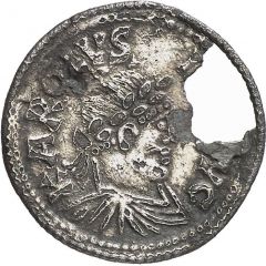 Denier - Charlemagne Trier mint, City gate