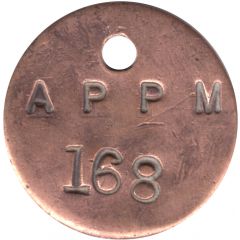 Token - Associated Pulp & Paper Mills - Tasmania Tool Check