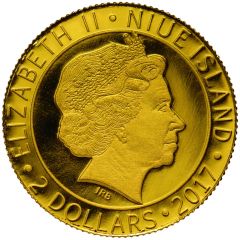 2 Dollars - Elizabeth II White stork