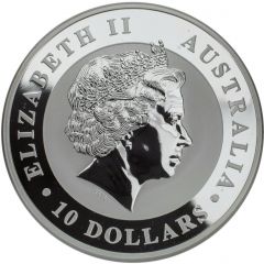 10 Dollars - Elizabeth II 4th Portrait - Koala - Silver Bullion Coin