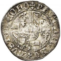1 Groat - Philip the Handsome, Regency lions, roses reverse