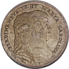1 Piastra - Ferdinando IV Return of King and Queen from Austria