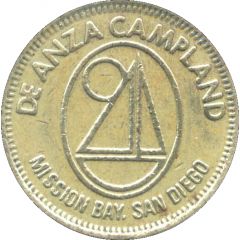 Token - De Anza Campland San Diego, California