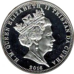 1 Crown - Elizabeth II Remember Pearl Harbor