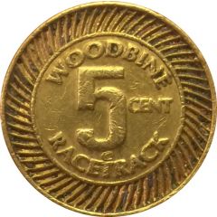 5 Cents - Woodbine Racetrack Etobicoke, Ontario
