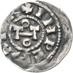 Denier - Otto II as king and emperor, Lucca mint