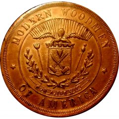 1000 Dollars Brazen Coin - Modern Woodmen Of America