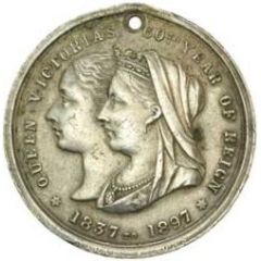 Medalet - Victoria Diamond Jubilee; Melbourne