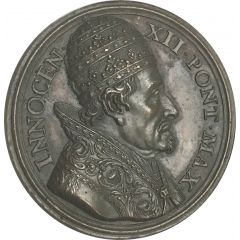 Medal - Innocent XII Opening of the holy door at the Saint Peters Basilica