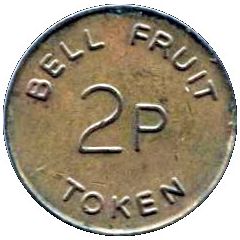 2 Pence - Bell Fruit Token