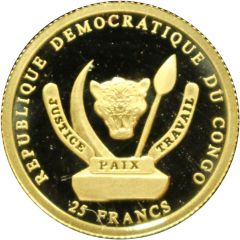 25 Francs Turtle Ship