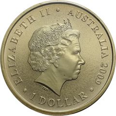 1 Dollar - Elizabeth II 4th Portrait - Sydney 2009 World Masters Games