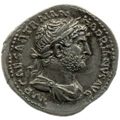 Denarius - Hadrian P M TR P COS III, Genius