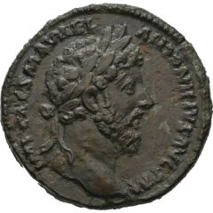 Sestertius - Marcus Aurelius SALVTI AVGVSTOR TR P XV S C COS III, Salus
