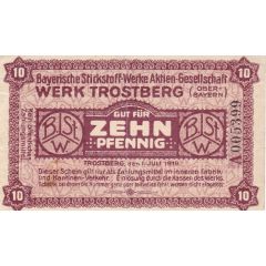 10 Pfennig Bayerische Stickstoff-Werke