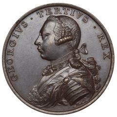 Medal - George III Accession, Pingo, bronze, 40mm