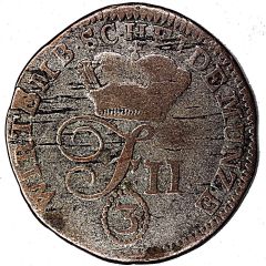 3 Kreuzers - Frederick II