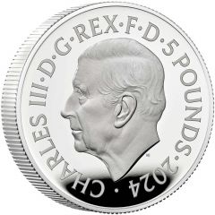 5 Pounds - Charles III Millennium Falcon, Silver Proof
