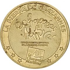 Jeton touristique - Euroscope - Charente maritime - La pierre de Crazannes