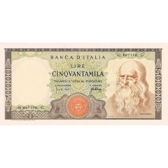 50 000 Lire Leonardo
