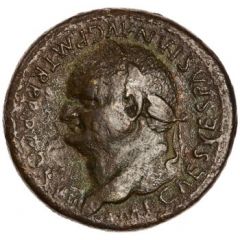 Sestertius - Vespasian S C, Jupiter