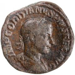 Sestertius - Gordian III PAX AETERNA S C, Pax