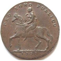 1/2 Penny Warwickshire - Coventry / Lady Godiva