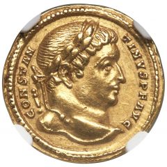 Solidus - Constantine I FELICITAS REIPVBLICAE, Treveri
